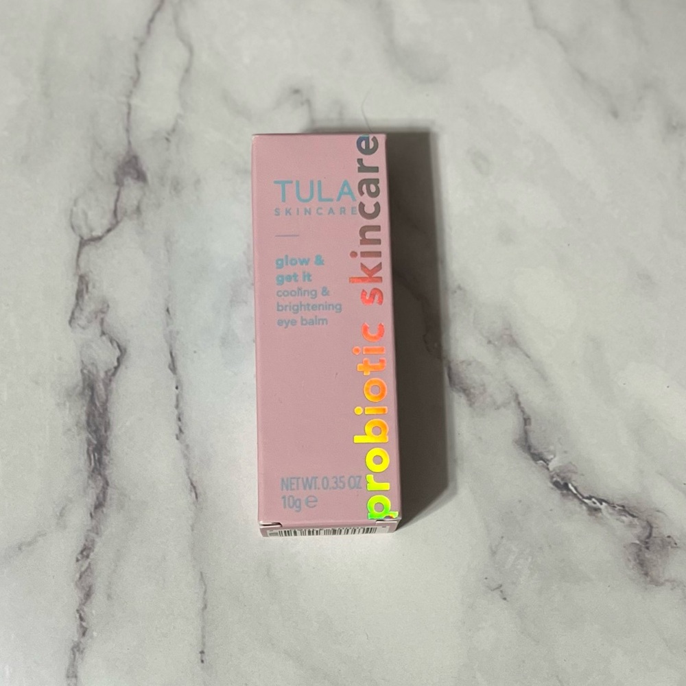 NEW Tula Rose Glow + Get It - cooling & brightening eye balm
